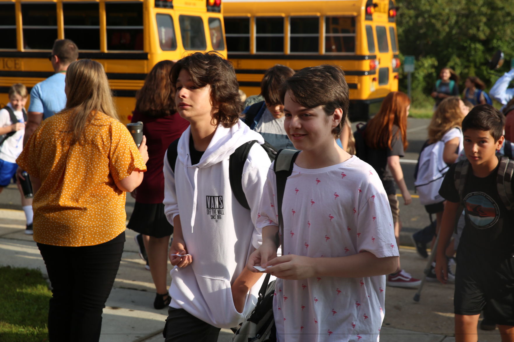 First Day at Upper Township Middle School